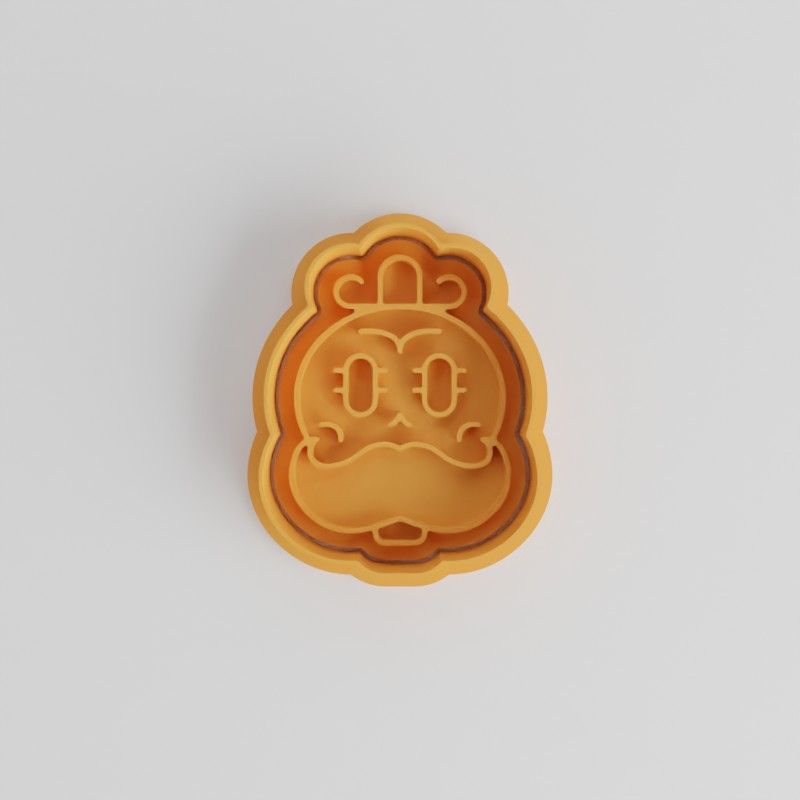 Skull Shape Cutter Stamp Set, Cookie Fondant Designs, 3 Sizes, 6 Pieces
